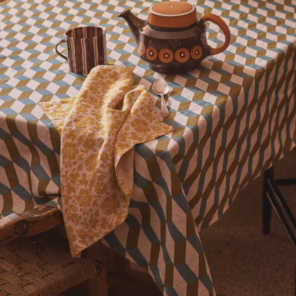 SOW Lucia french flax linen napkin set of 4