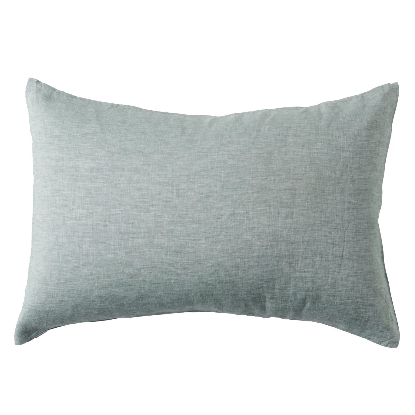 SOW marl linen pillowcase set standard fog