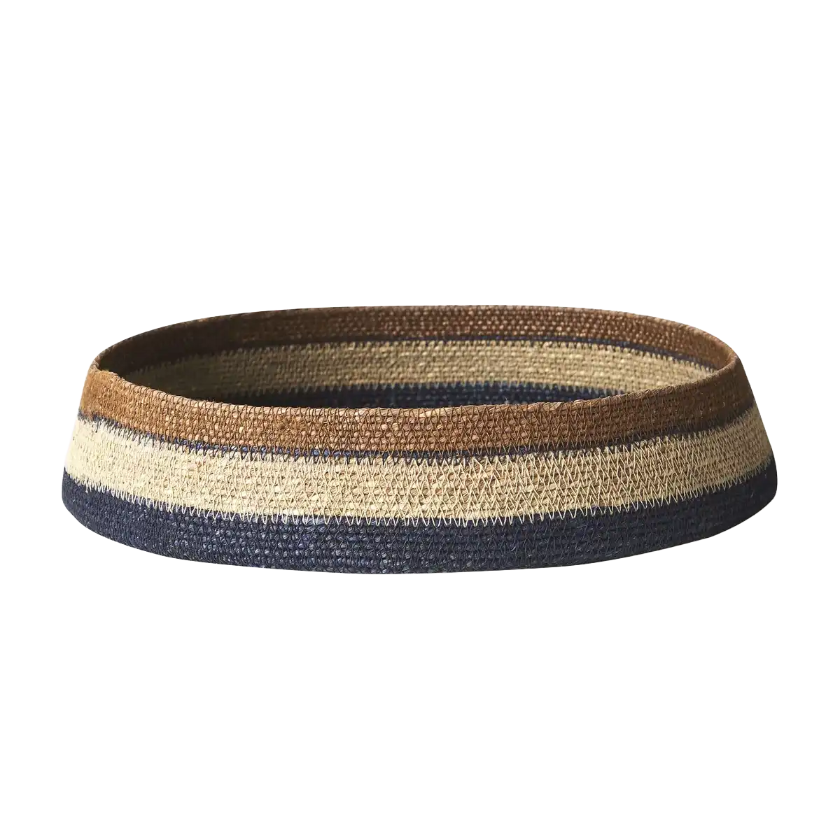 Sabine woven basket indigo