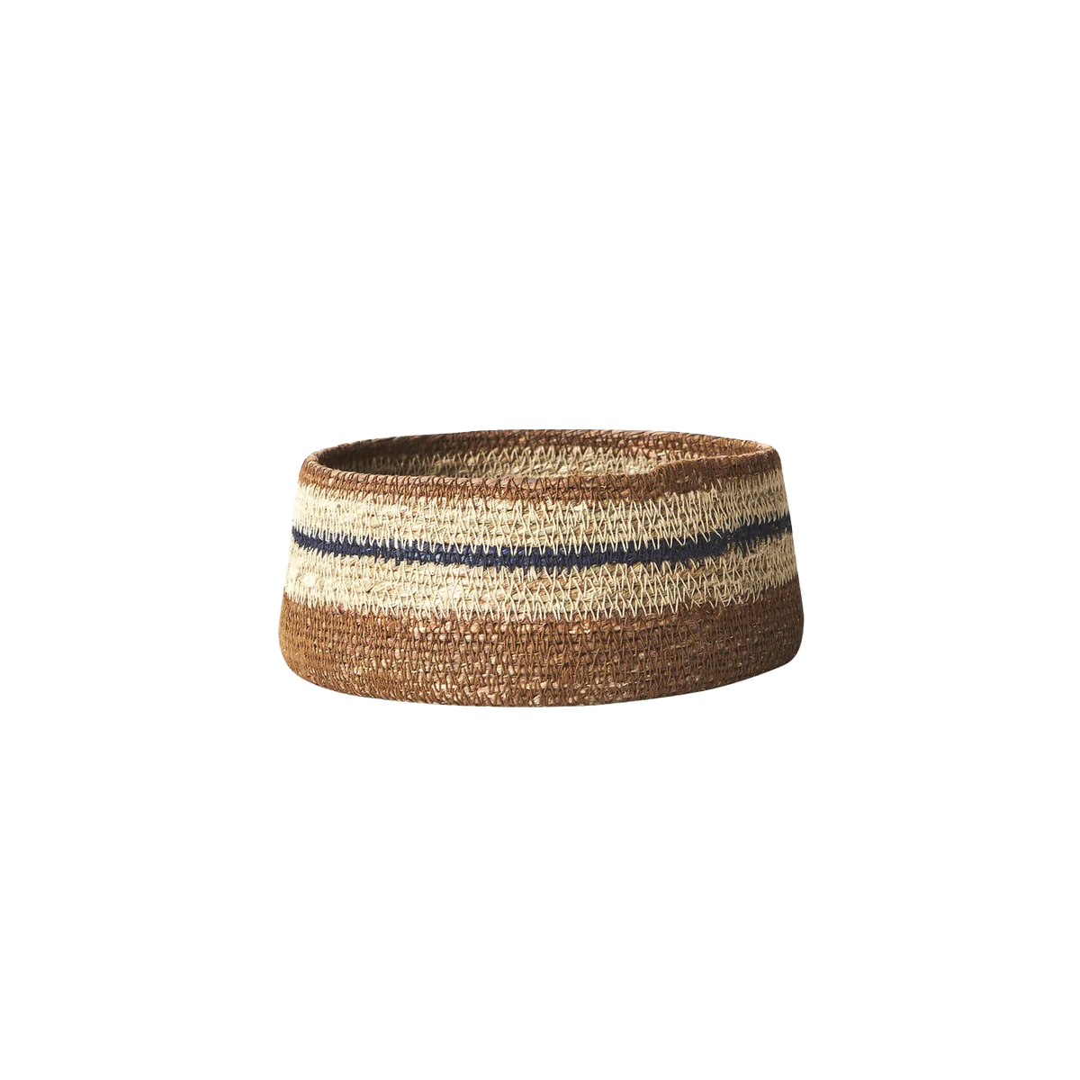 Sabine woven basket indigo
