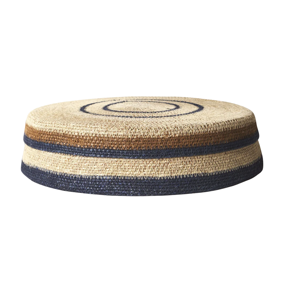 Sabine woven basket indigo