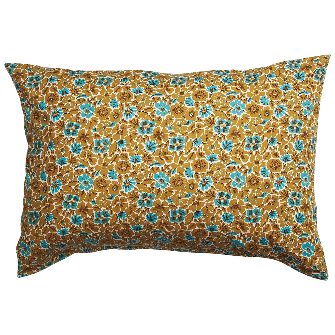 Sage & Clare Magnolia cotton pillowcase set turquoise
