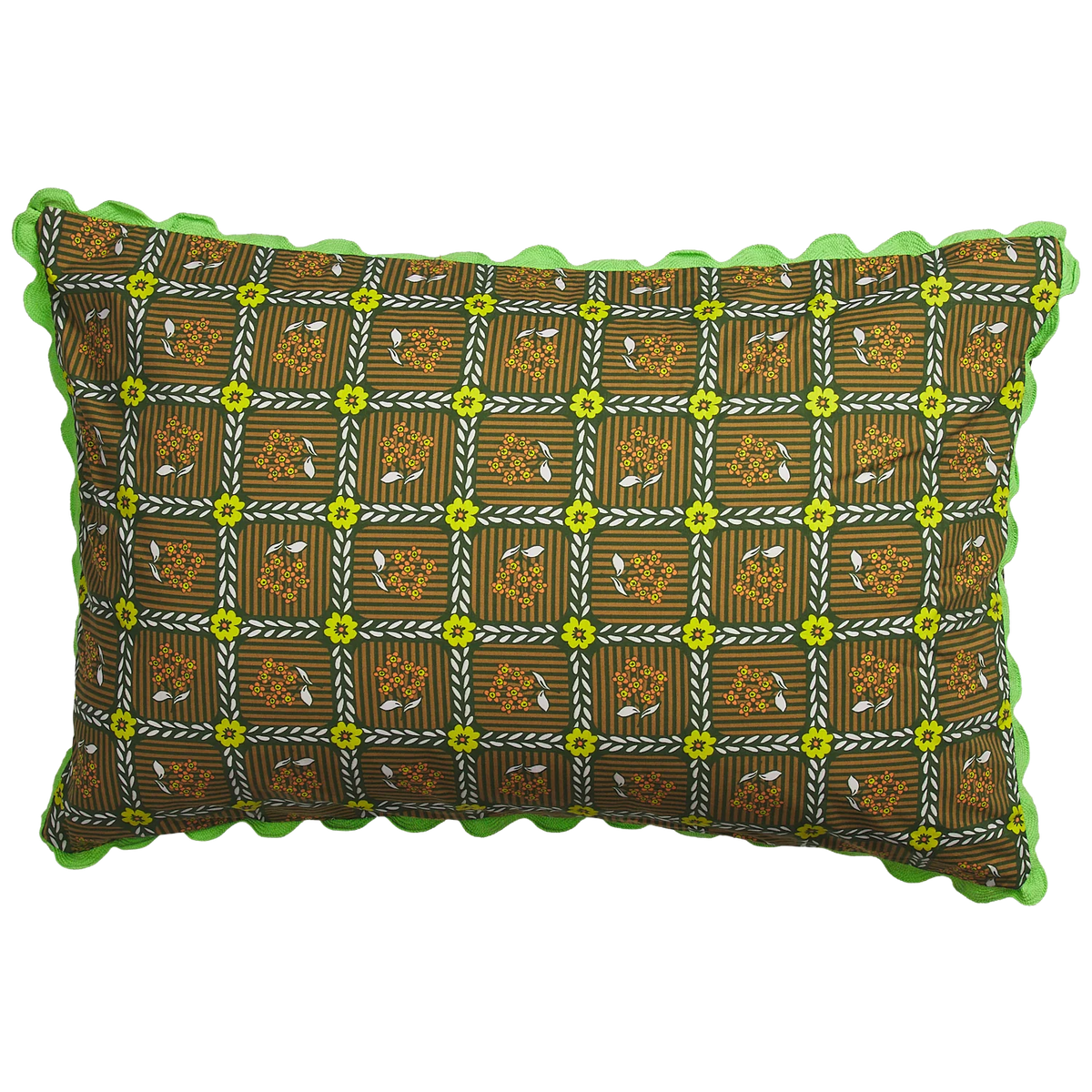 Sage & Clare Billy cotton pillowcase set with ric-rac edging