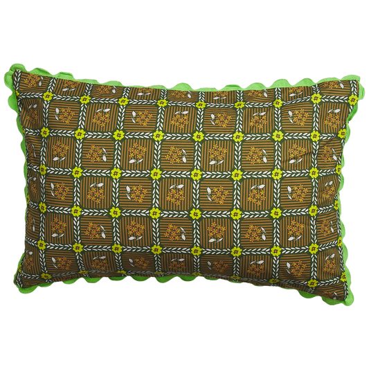 Sage & Clare Billy cotton pillowcase set with ric-rac edging