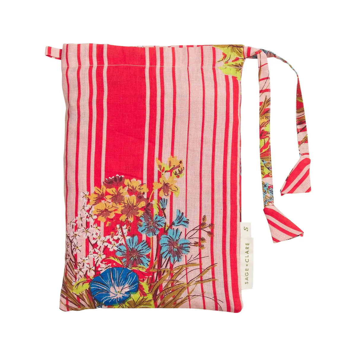 Sage & Clare Dempsey linen pillowcase set poppy