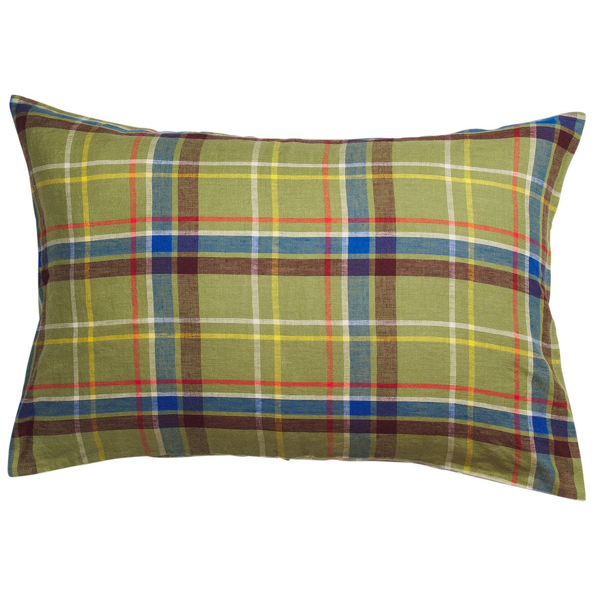 Sage & Clare Frances linen pillowcase set moss