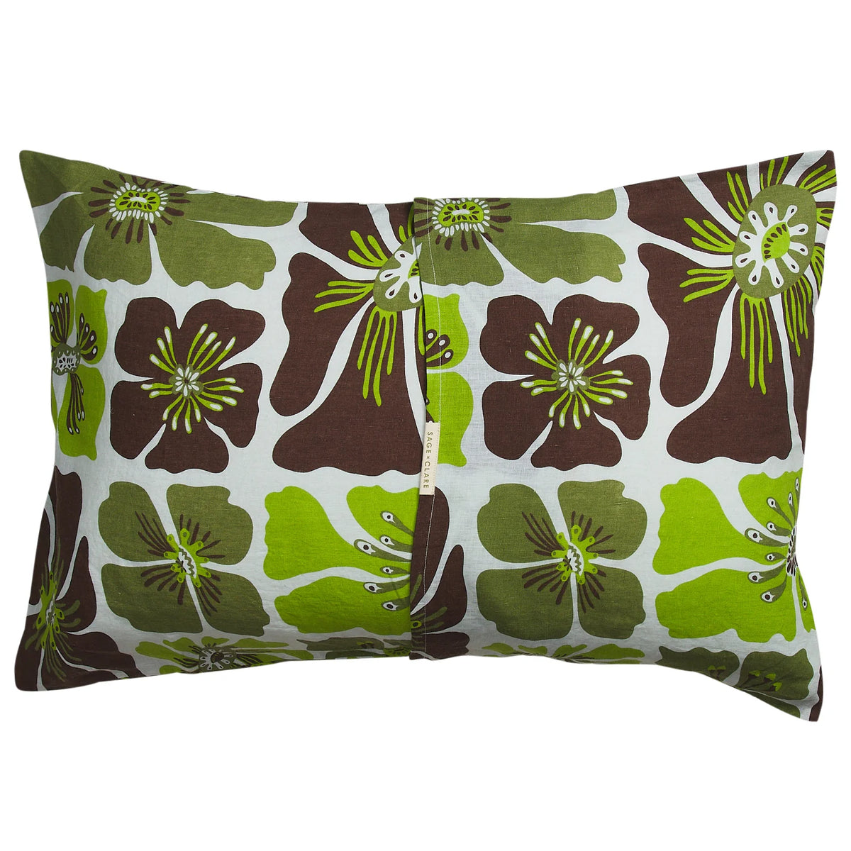 Sage & Clare Jolene linen pillowcase set fluorite