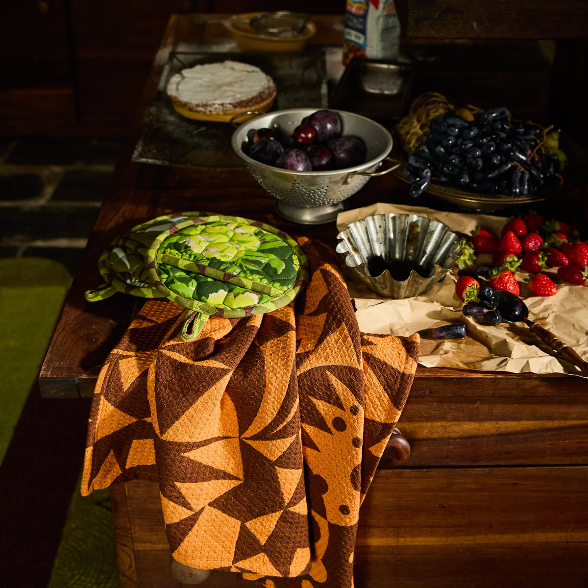 Sage & Clare Jolene organic cotton pot holder set