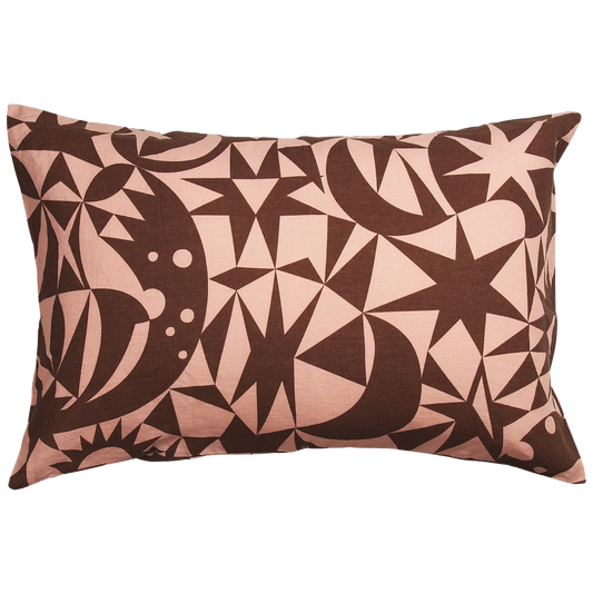 Sage & Clare Nora linen pillowcase set carnelian