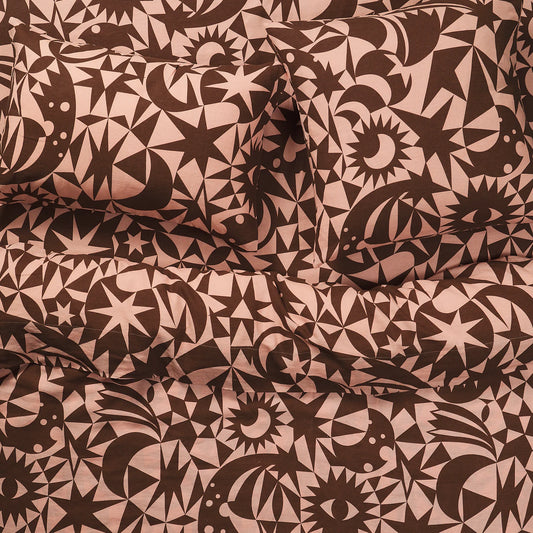 Sage & Clare Nora linen pillowcase set carnelian