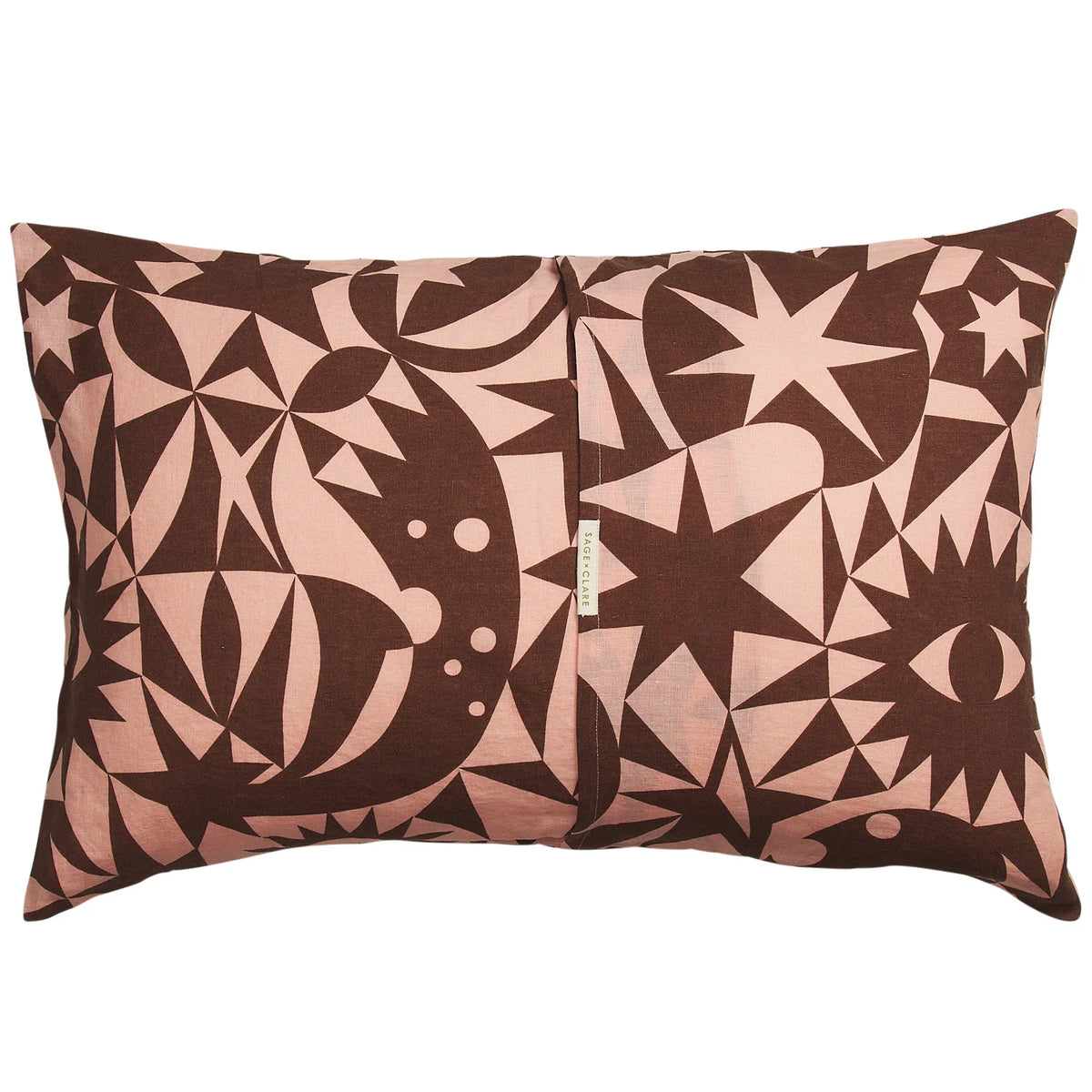 Sage & Clare Nora linen pillowcase set carnelian