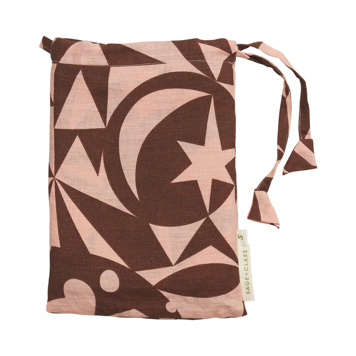 Sage & Clare Nora linen pillowcase set carnelian