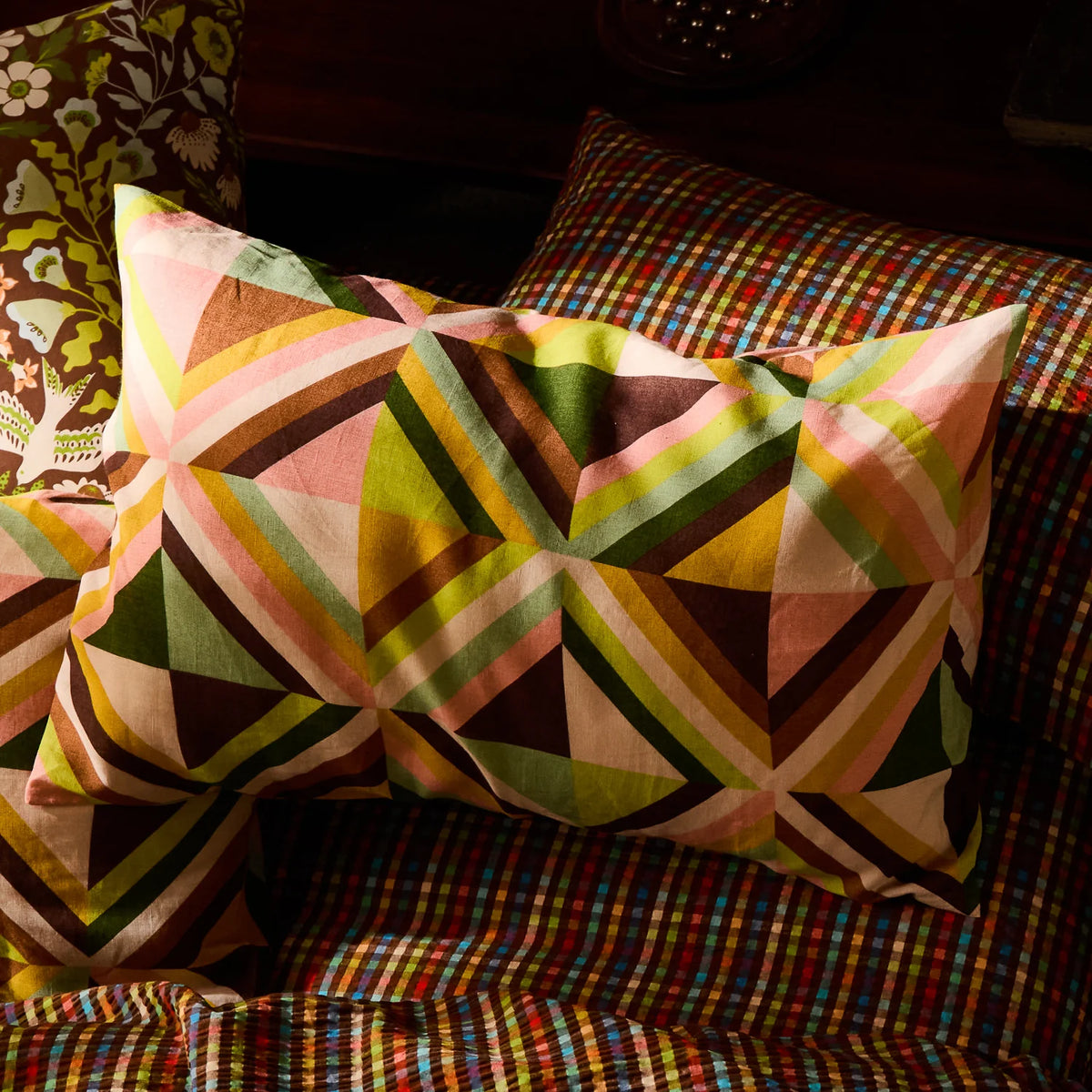 Sage x Clare Mabel linen pillowcase set