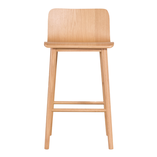 Sammy oak counter stool natural