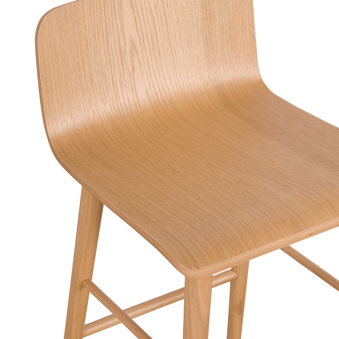 Sammy oak counter stool natural
