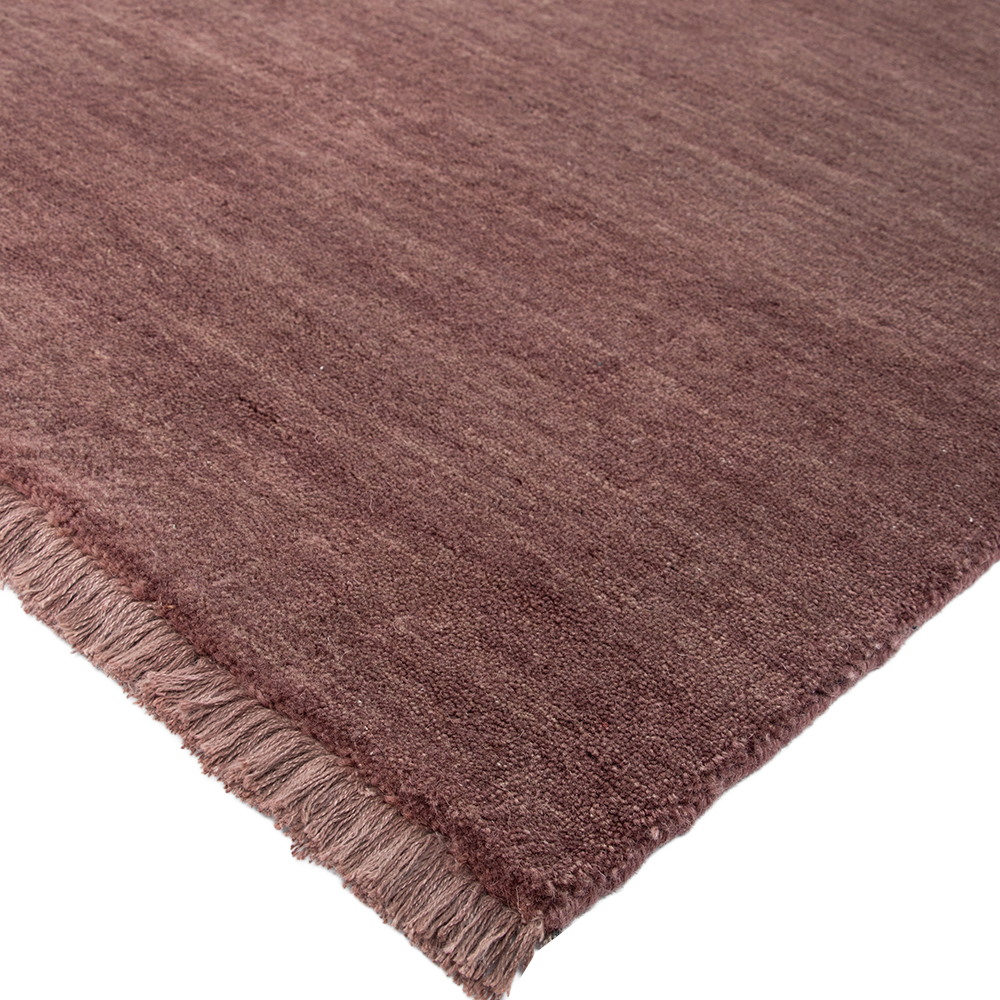 Sandringham NZ wool rug merlot