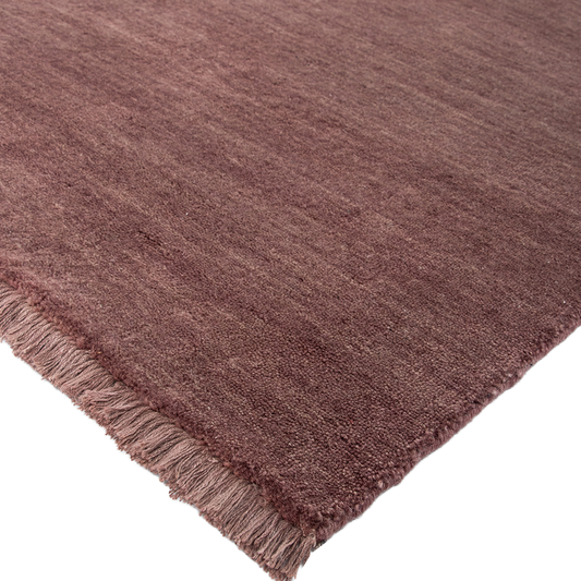 Sandringham NZ wool rug merlot