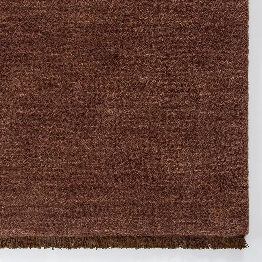 Sandringham NZ wool rug oxblood