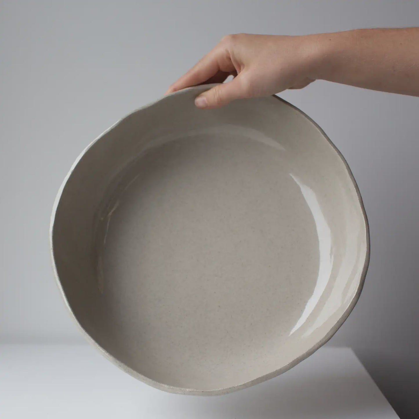Lil ceramics serving bowl 30cm sandstone