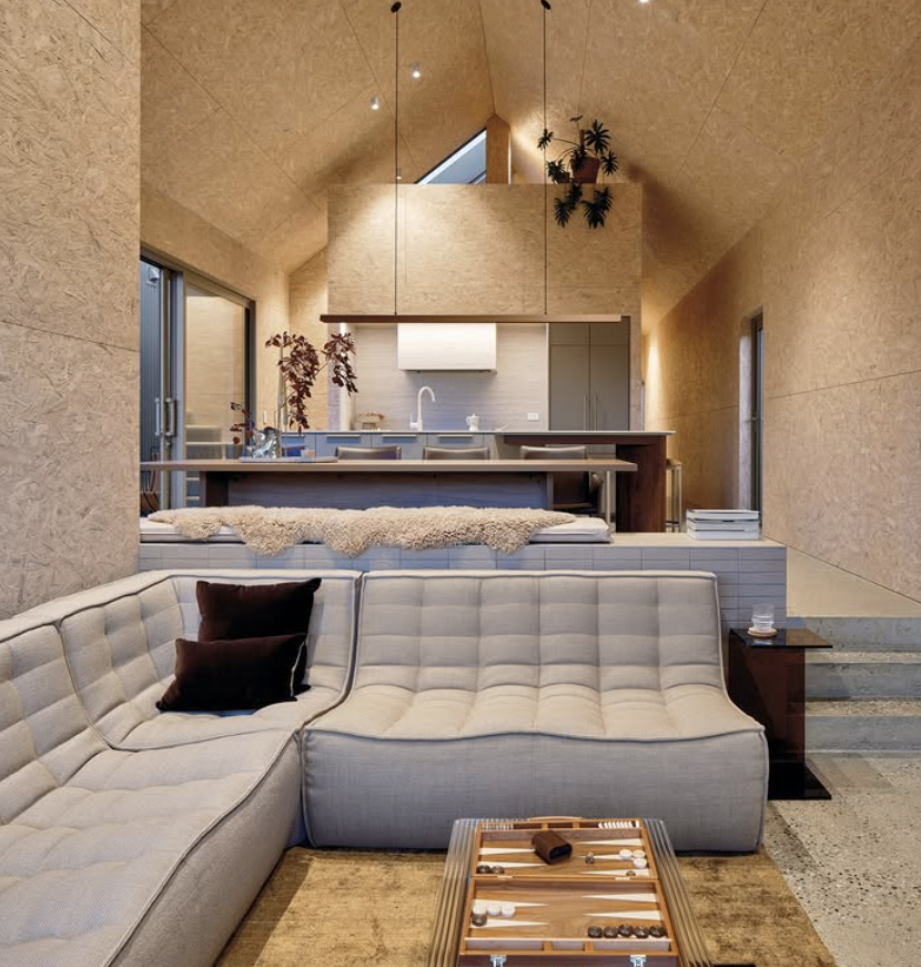 Sebastian square sofa corner seat natural