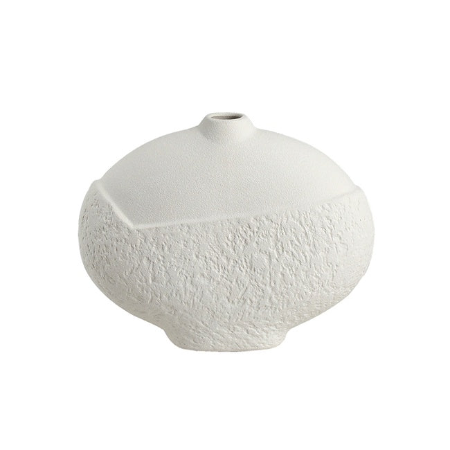 Serenity textured vase cream 26cm