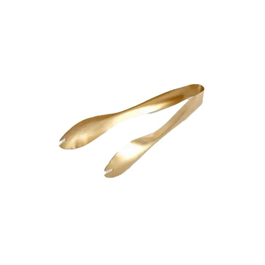 Brass serving tongs 15cm