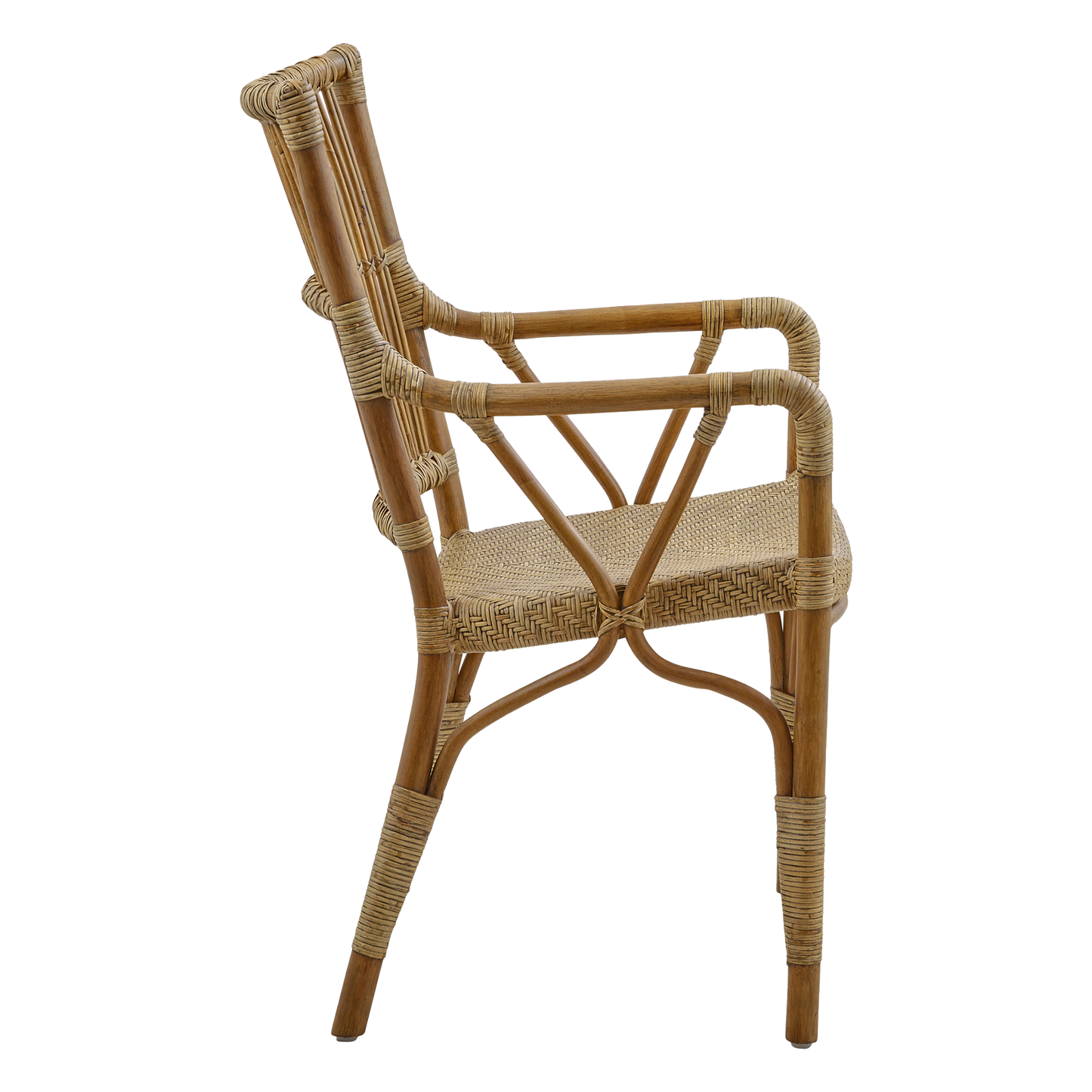 Sika Design tall rattan armchair antique