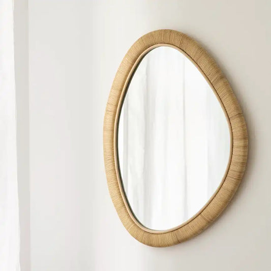 Sika Design Malou rattan mirror natural 70cm