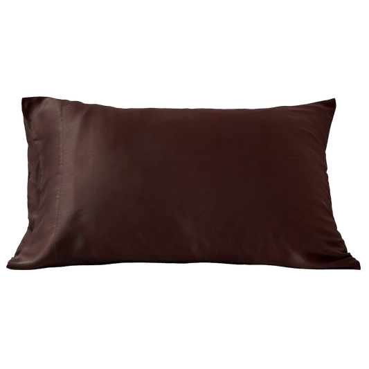 Silk pillowcase cocoa