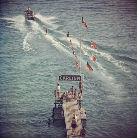 Slim Aarons 'Cannes Watersports' photographic print