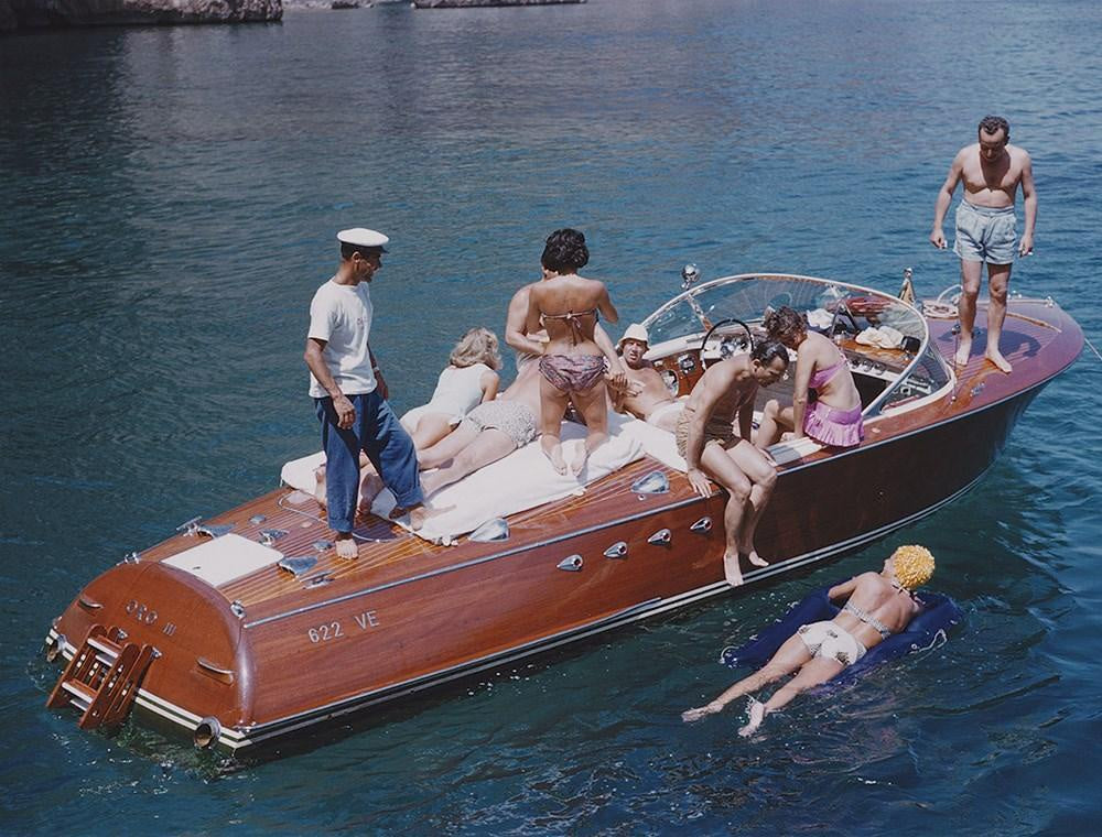 Slim Aarons 'Holiday in Capri' photographic print
