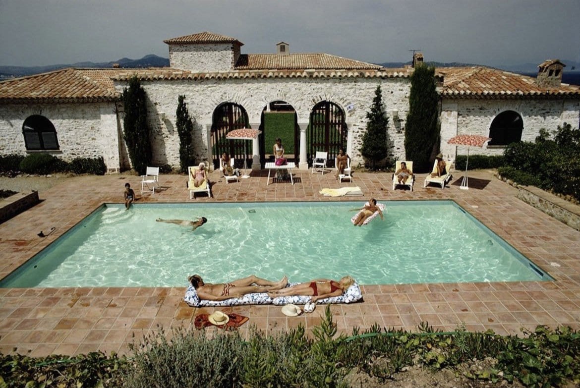 Slim Aarons 'Pool in St Tropez' photographic print