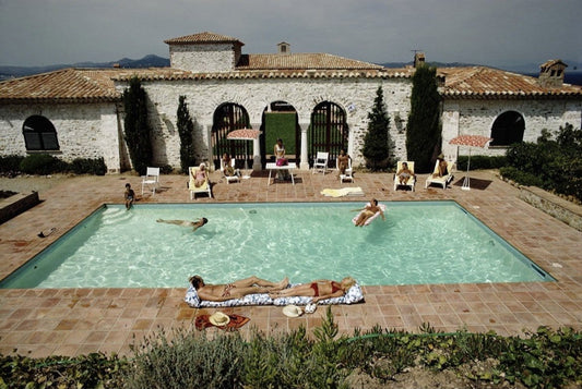 Slim Aarons 'Pool in St Tropez' photographic print