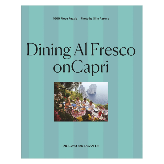 1000-piece Slim Aarons jigsaw puzzle Dining Al Fresco on Capri