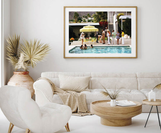 Slim Aarons 'Poolside Party 2' photographic print