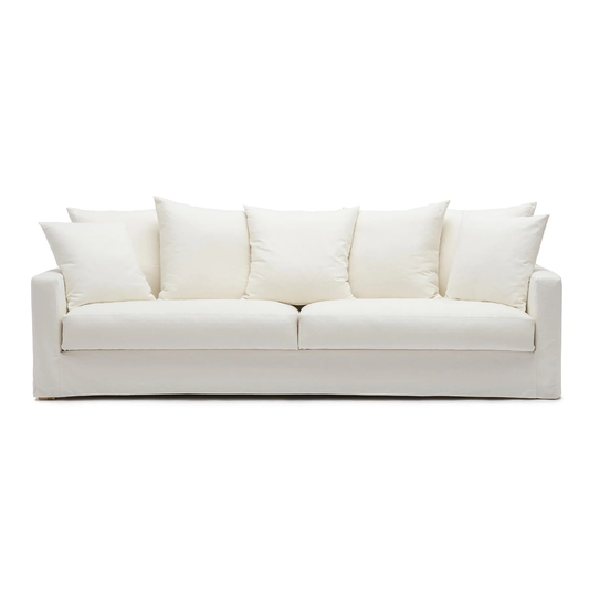 Sloopy slip cover 3-seater sofa white 205cm