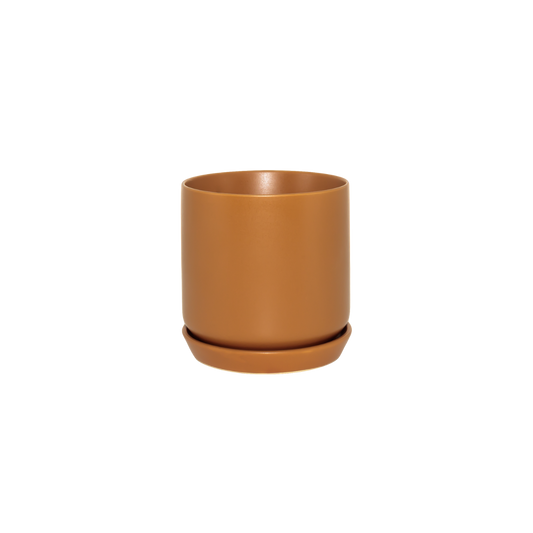 Small Oslo planter cinnamon