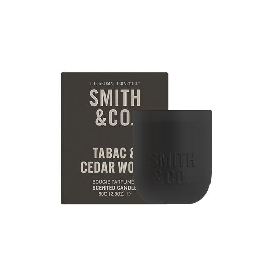 Smith & Co mini candle tabac &  cedarwood 80g