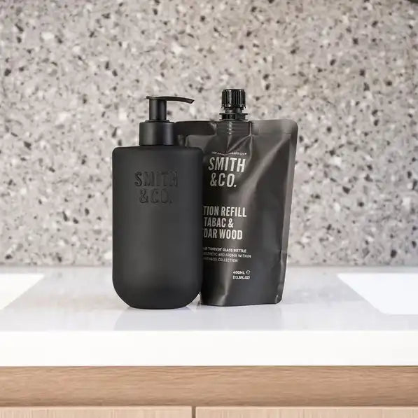 Smith & Co hand and body lotion refill tabac & cedarwood