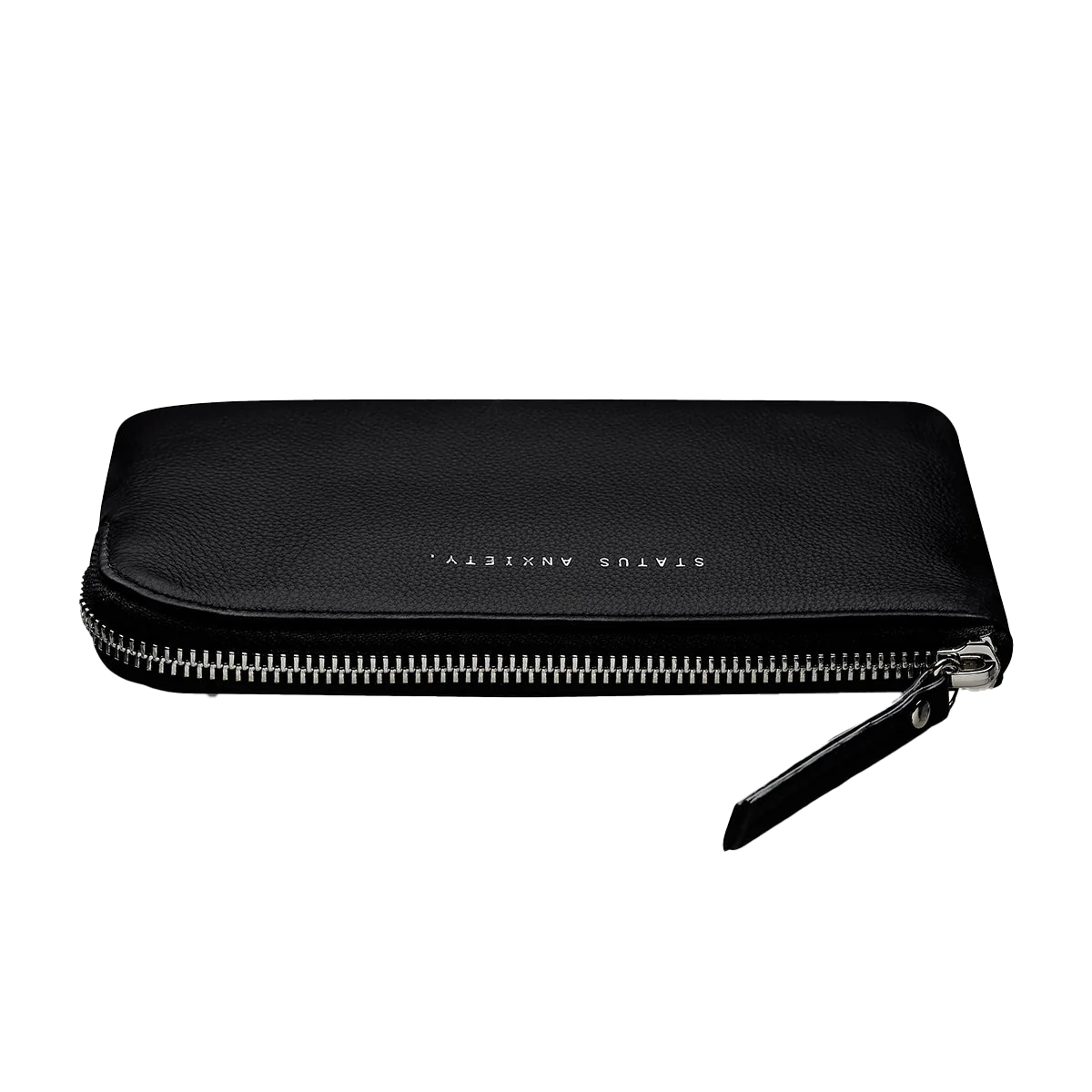 Smoke and mirrors leather wallet black