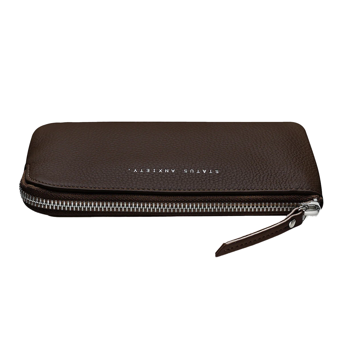 Smoke and mirrors leather wallet cocoa