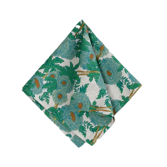 SOW Joan floral linen napkin