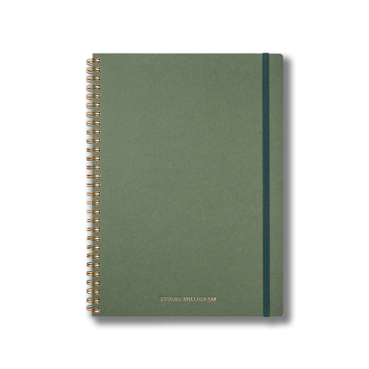 Spiral bound lined notebook forest