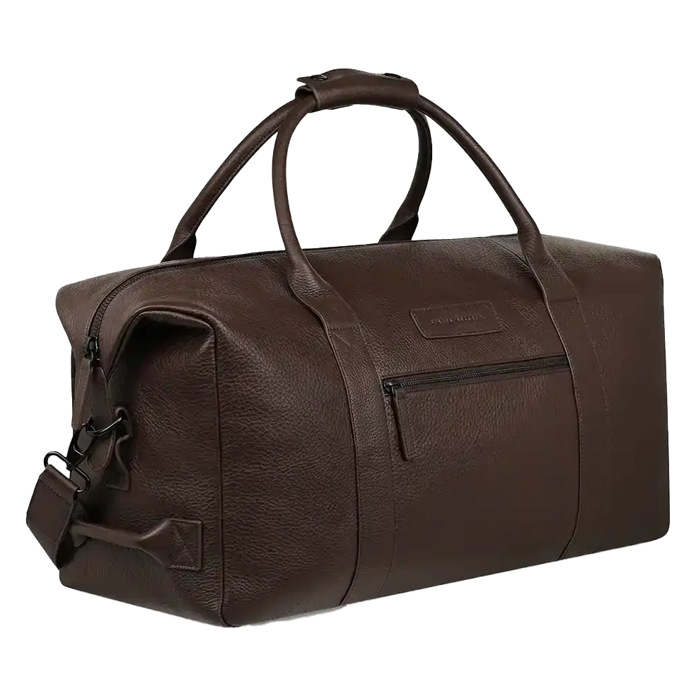 Status Anxiety everything I wanted duffle bag leather cocoa