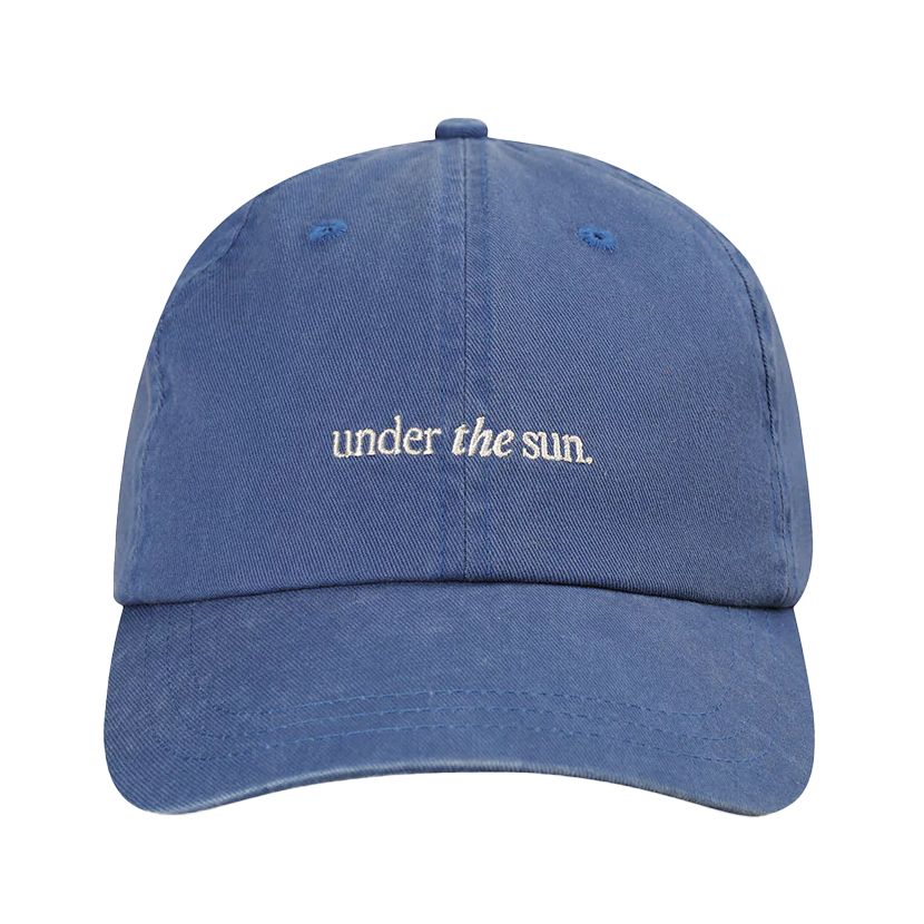 Status Anxiety under the sun cap french blue