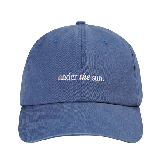 Status Anxiety under the sun cap french blue