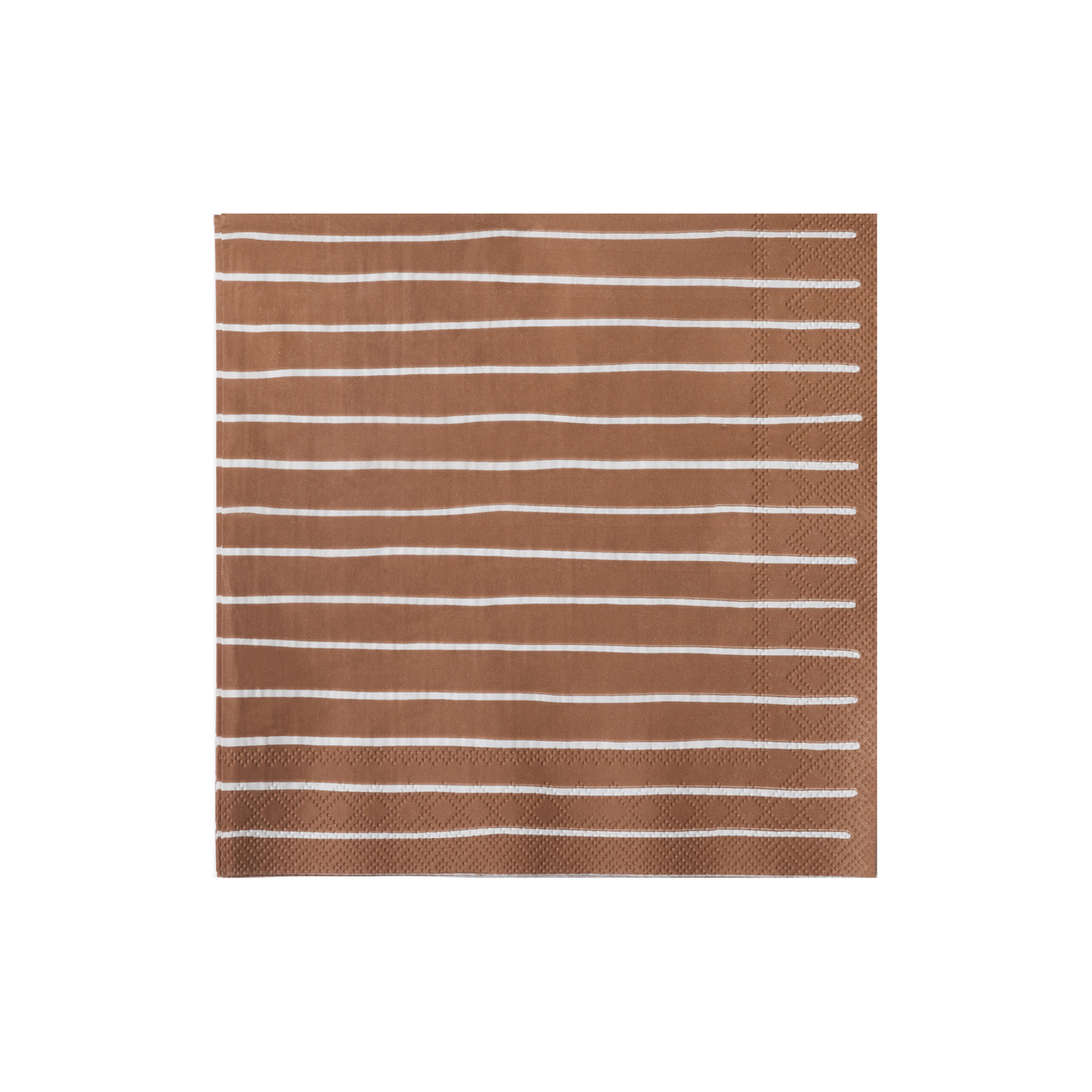 Stripe cocktail paper napkins brick (20)