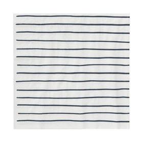 Stripe dinner paper napkins navy stripe (20)
