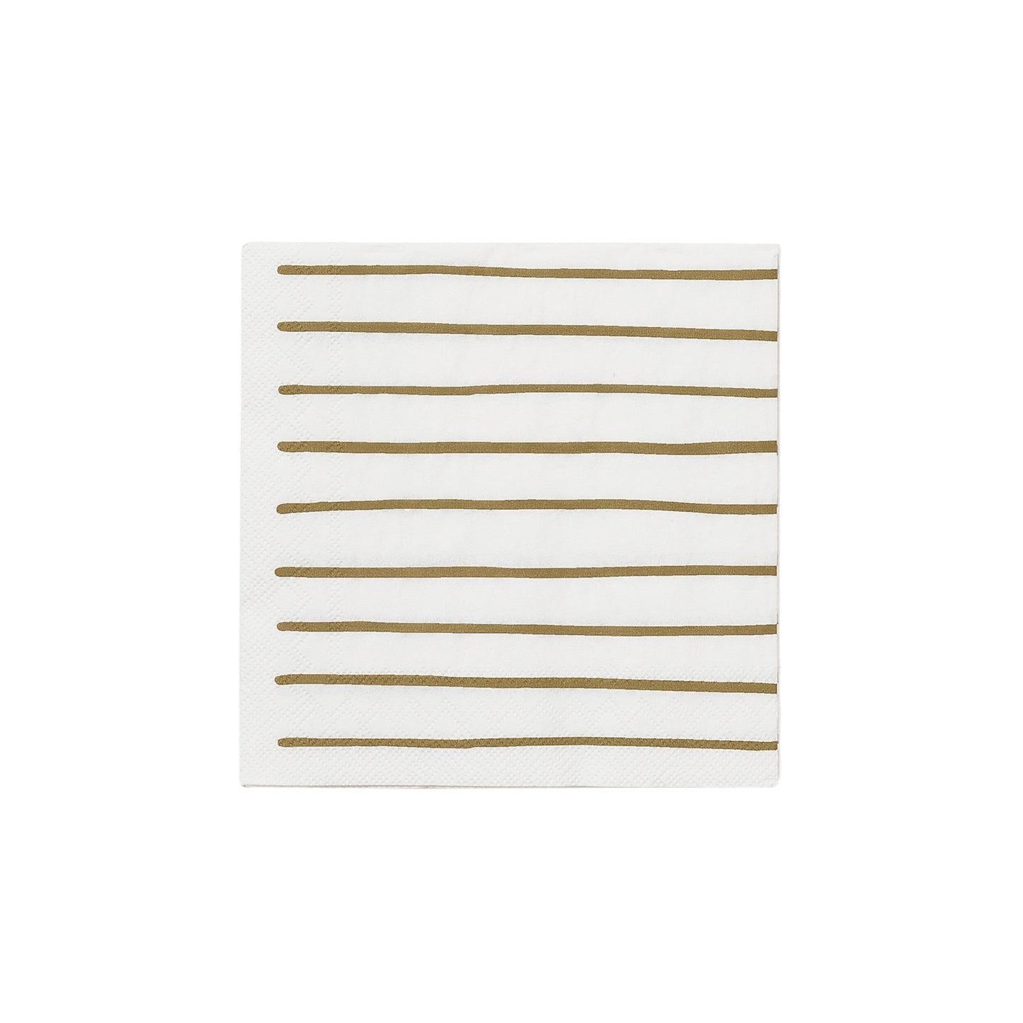 Stripe cocktail paper napkins mustard stripe (20)