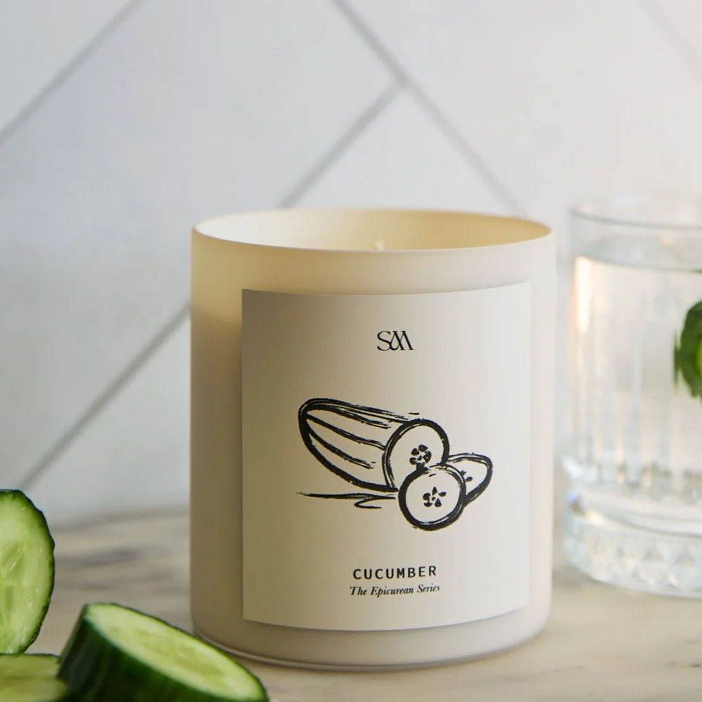 Studio McKenna Epicurean series candle - cucumber